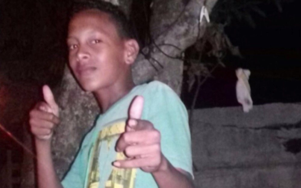 Natanael dos Santos desapareceu na noite de Natal, em Aparecida de Goiânia, Goiás (Foto: Reprodução/TV Anhanguera)