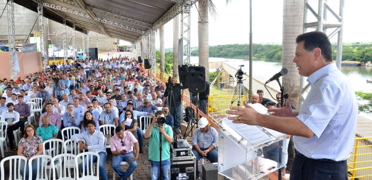 Reaberta hidrovia Tietê-Paraná Governador Marconi inicia operações no modal hidroviário após dois anos de intensas negociações