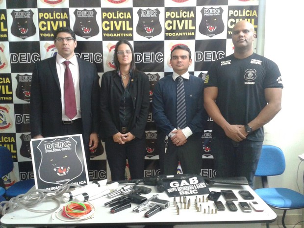 Quadrilha de GO desarticulada planejava novo assalto no TO, diz Deic