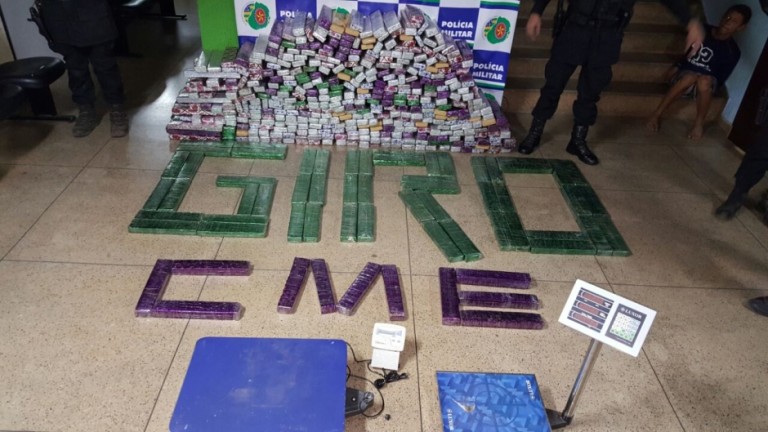 Cerca de 500 kg de maconha são apreendidos em Aparecida de Goiânia