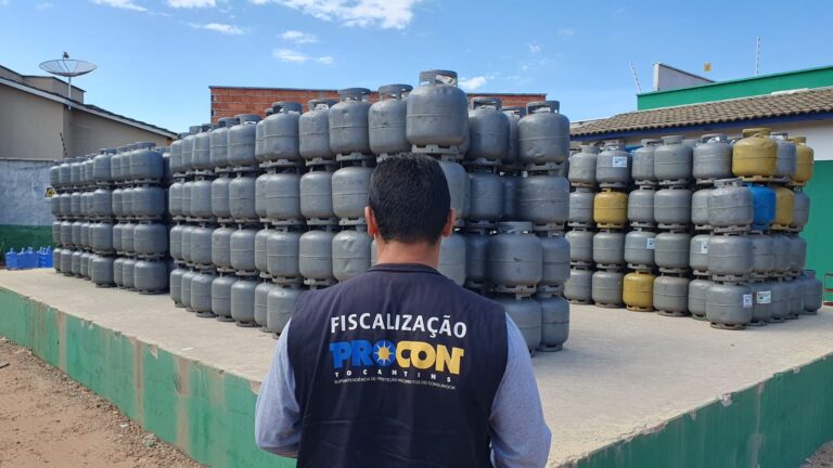 Procon Tocantins notifica mais de 30 revendedores de gás de cozinha por não reduzir o preço