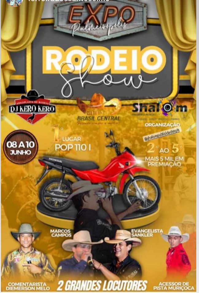 O grande rodeio promete emocionar o público na 9º ExpoPalmeirópolis