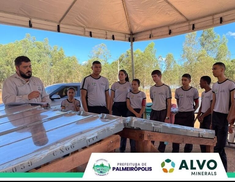 Durante os dias da Expo Palmeirópolis a empresa Alvo Minerals realizou palestras educativas