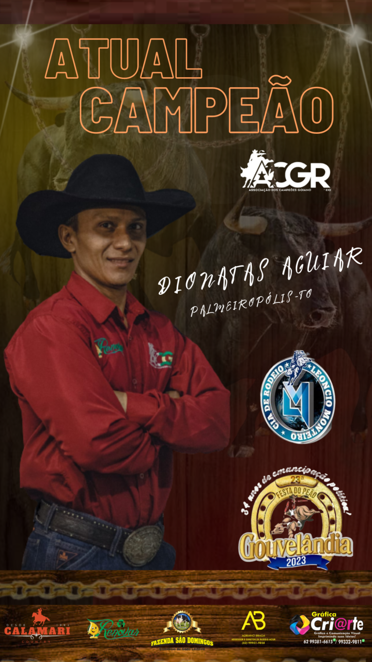 De Palmeirópolis para o Brasil: Peão de rodeio busca o titulo de bicampeão em Goiás