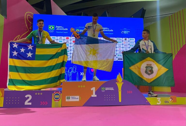 Tocantinense é ouro na primeira prova dos Jogos da Juventude 2023