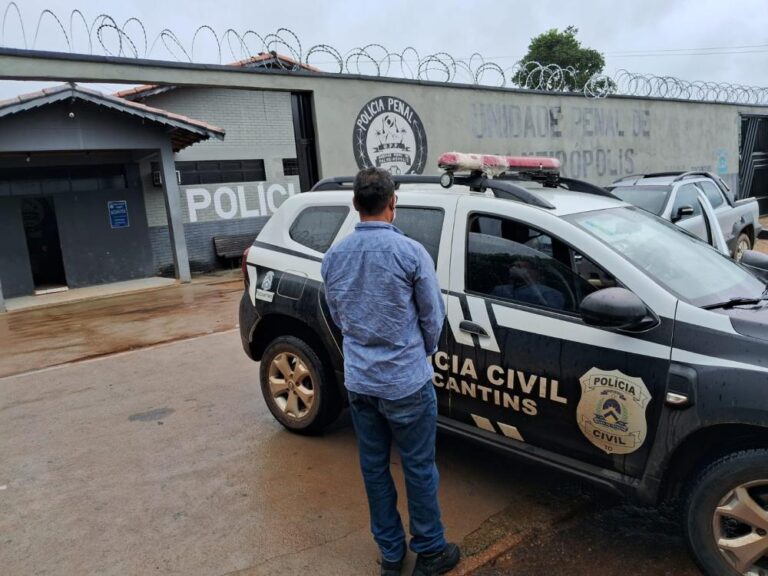 Polícia Civil prende homem suspeito de matar o próprio sobrinho após consumo de bebida alcoólica em São Salvador do Tocantins