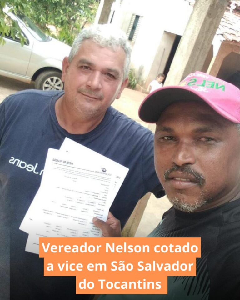 Vereador Nelson Rodrigues  pode ser vice na chapa da oposição em São Salvador do Tocantins