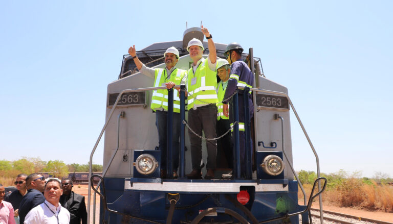 Em Alvorada, governador Wanderlei Barbosa e ministro Renan Filho inauguram terminal rodoferroviário