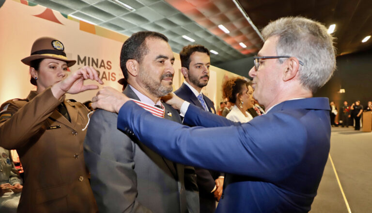 Governador Wanderlei Barbosa recebe Medalha JK do Governo de Minas Gerais por sua contribuição ao país