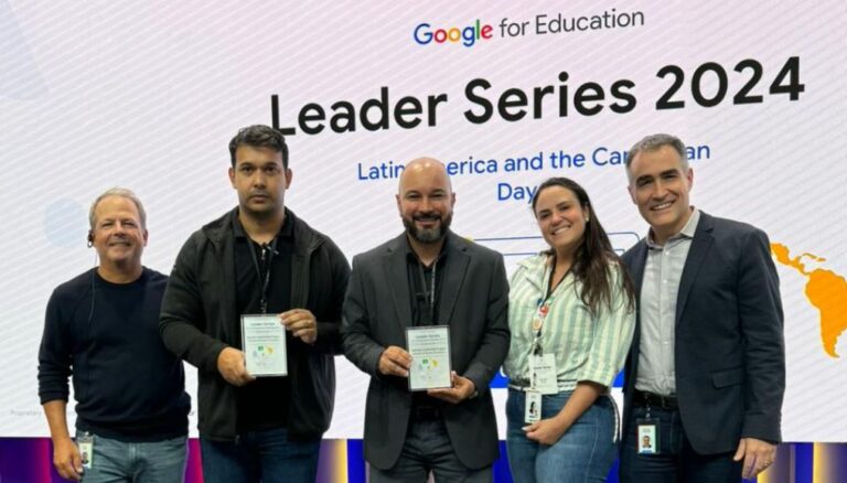 Secretário da Educação do Tocantins recebe prêmio do Google de Liderança Inspiradora, em Nova York