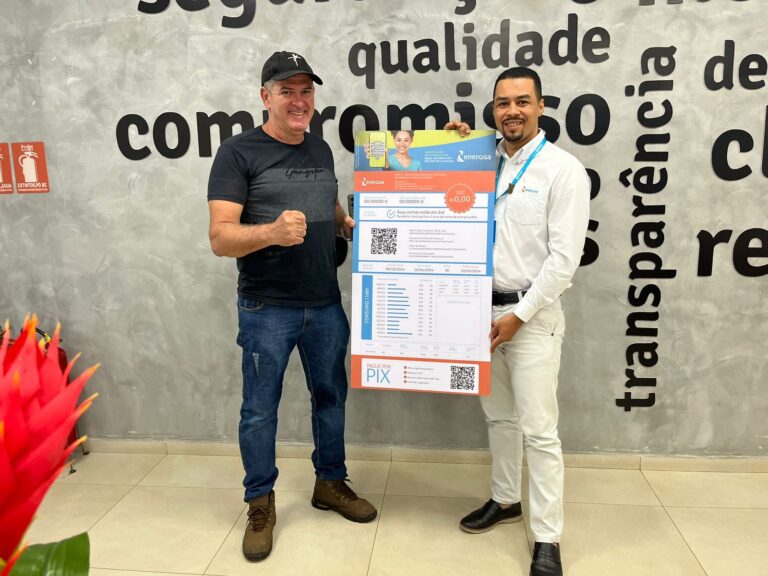 Palmense é premiado com dois anos de conta grátis de energia
