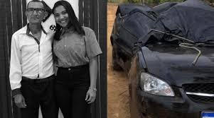 Pai e filha morrem em acidente na TO-130 após carro sair da pista e bater em árvore