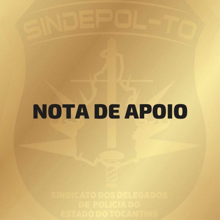 Nota de apoio ao Delegado Bruno Azevedo